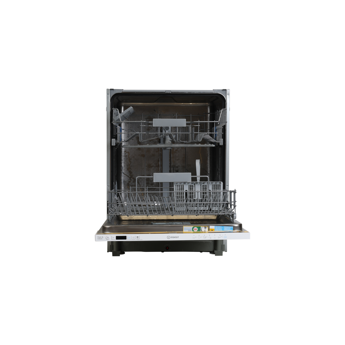 Lave-Vaisselle Encastrable 13 Cvts Reconditionné INDESIT DIC 3B+16 A : vue de l'intérieur
