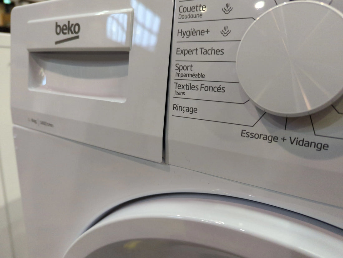 Lave-Linge Hublot 9 kg Reconditionné BEKO WTV95220W : détails