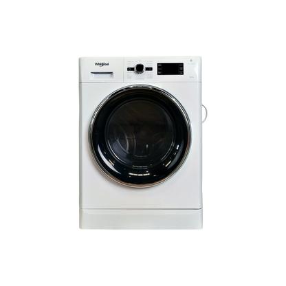 Lave-Linge Sechant 9 kg Reconditionné WHIRLPOOL FWDG97168BXFR : vue de face