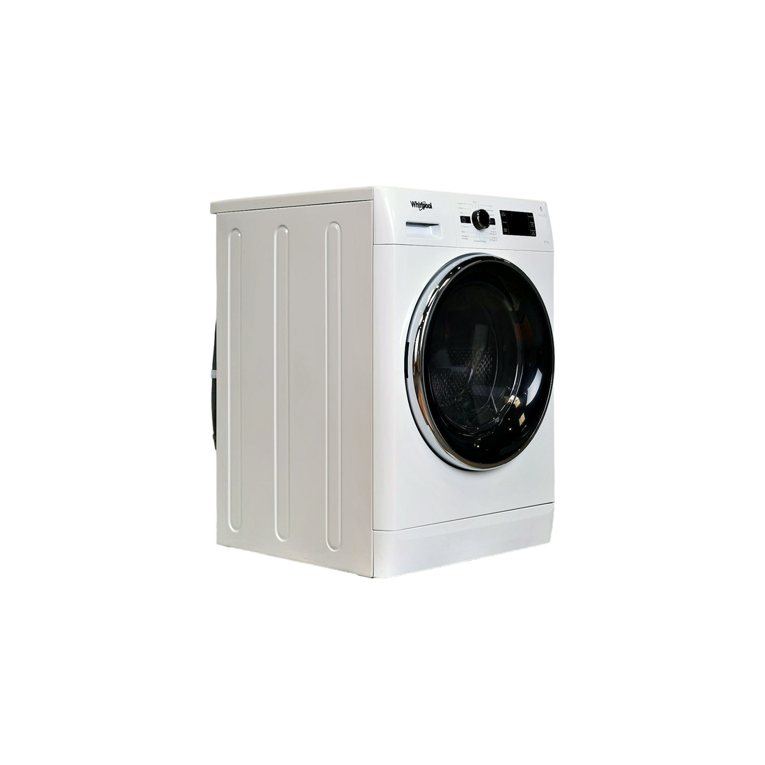 Lave-Linge Sechant 9 kg Reconditionné WHIRLPOOL FWDG97168BXFR : vue du côté gauche