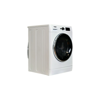 Lave-Linge Sechant 9 kg Reconditionné WHIRLPOOL FWDG97168BXFR : vue du côté gauche