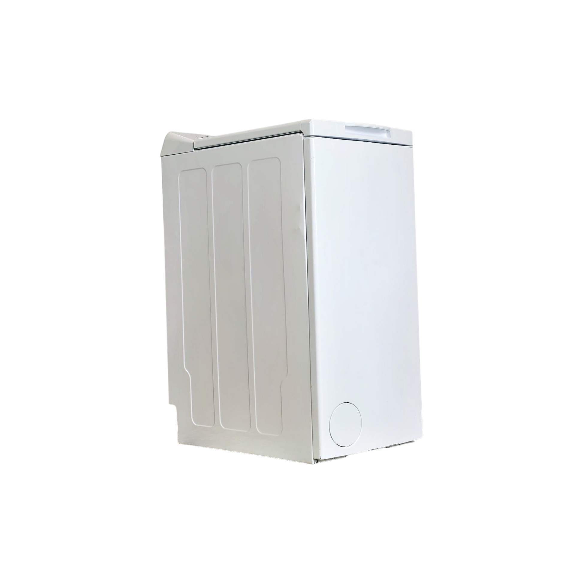 Lave-Linge Top 6 kg Reconditionné INDESIT BTWNL60400FR/N : vue du côté gauche