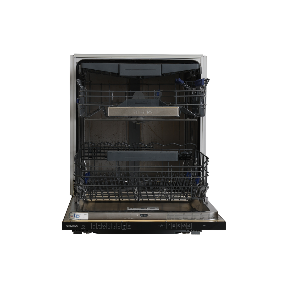 Lave-Vaisselle Encastrable 14 Cvts Reconditionné SIEMENS SN65EX56CE : vue de l'intérieur