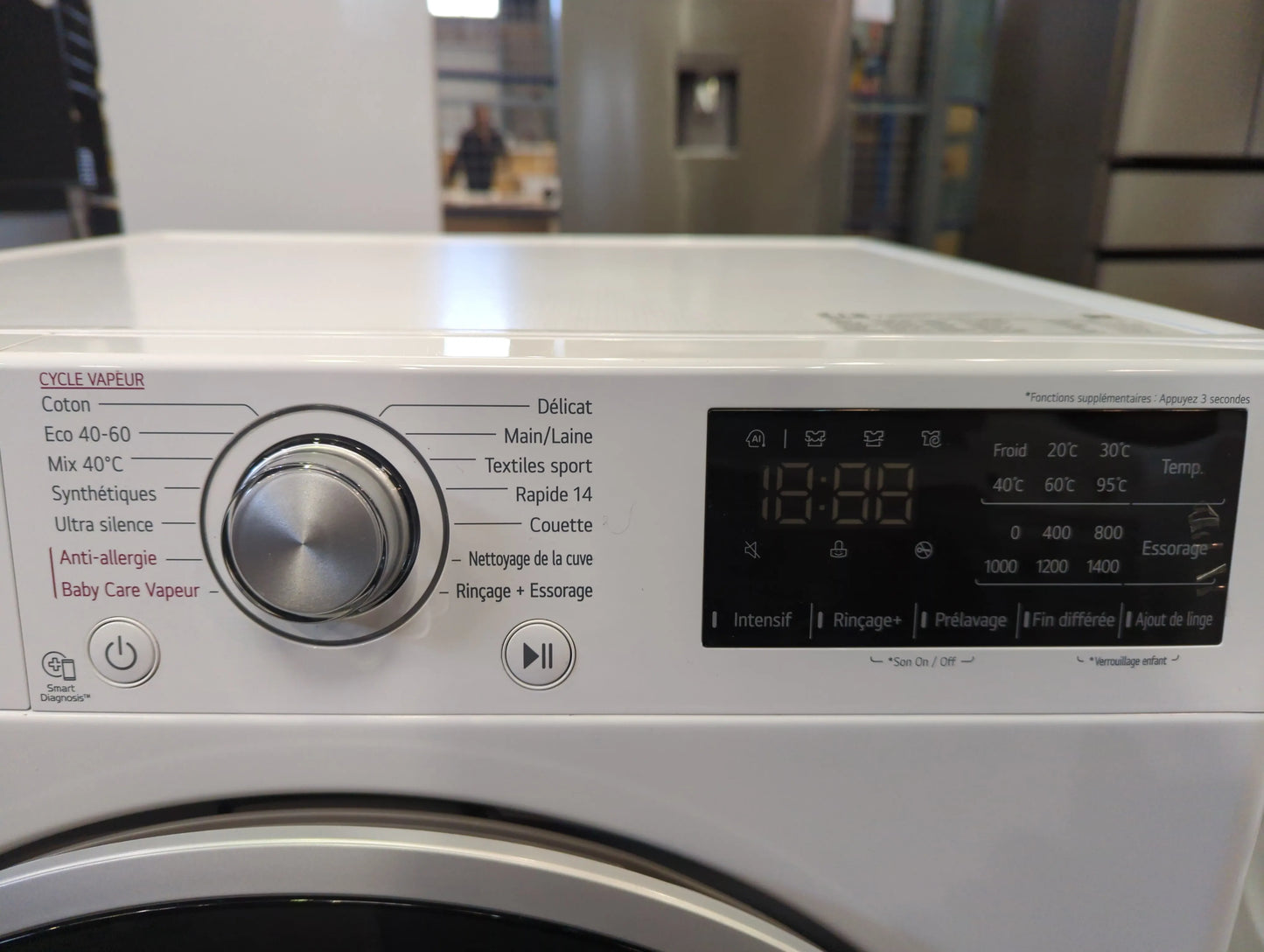 Lave-Linge Hublot 9 kg Reconditionné LG F94V37WHS