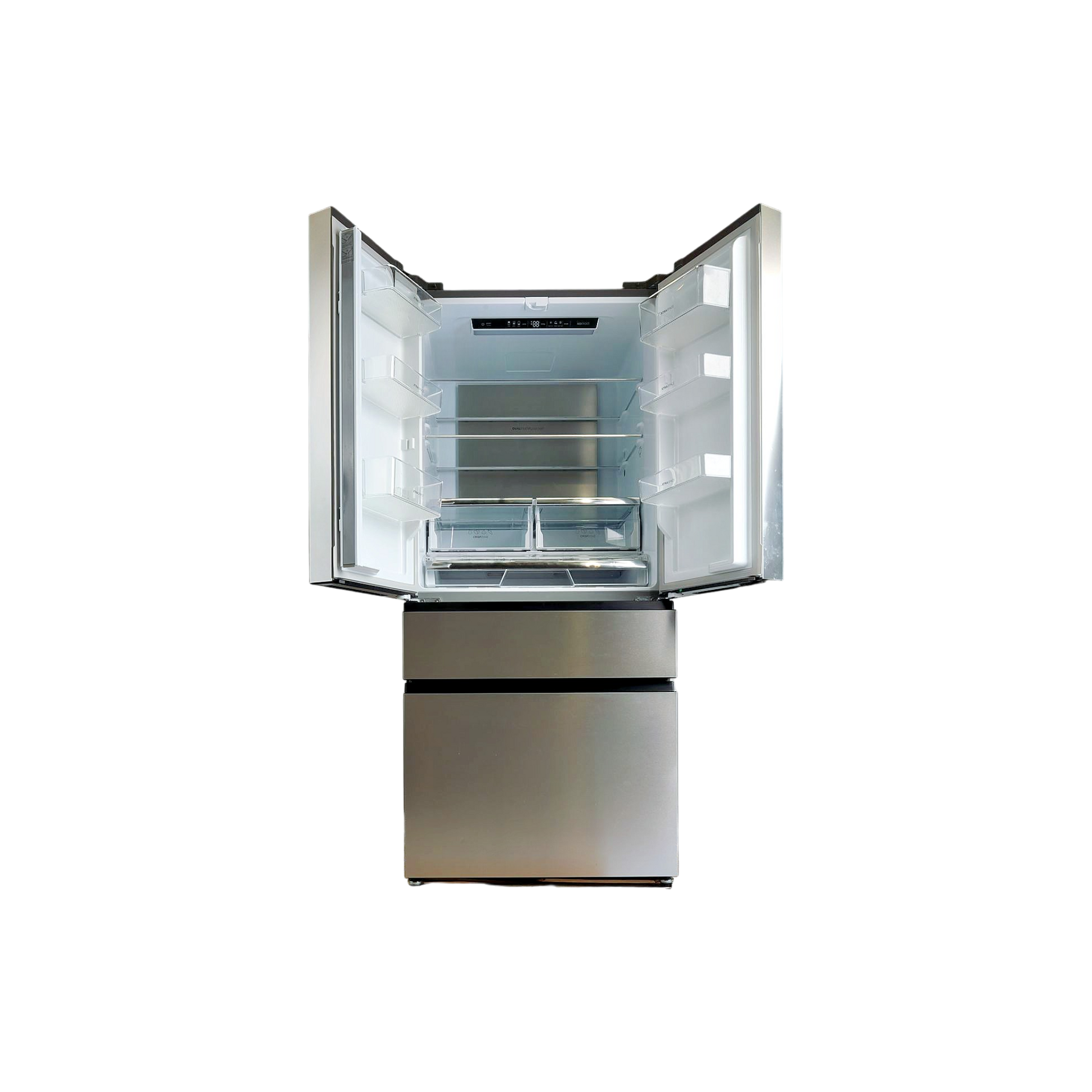 Réfrigérateur Multi-Portes 480 L Reconditionné GORENJE NRM8181UX : vue de l'intérieur