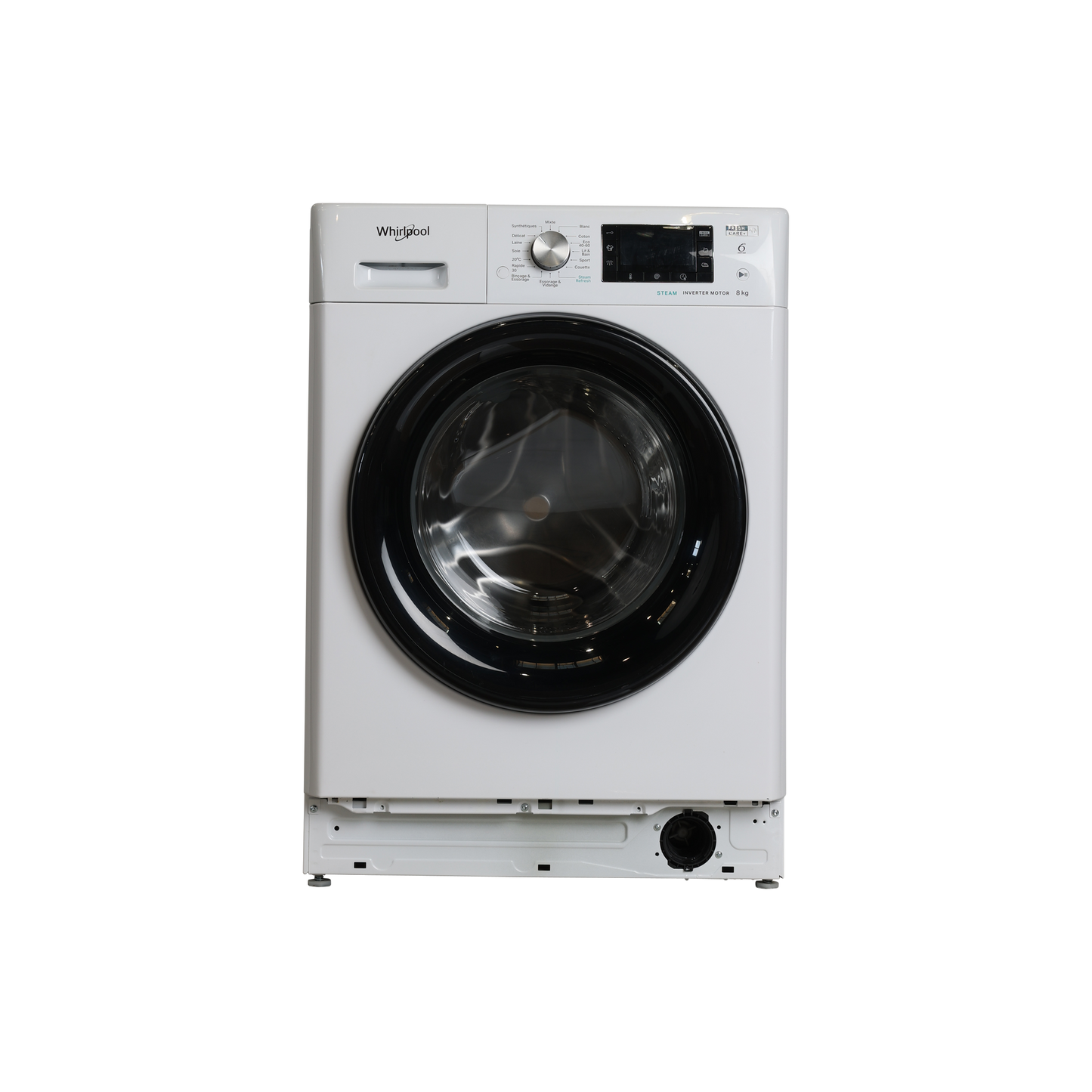 Lave-Linge Hublot 8 kg Reconditionné WHIRLPOOL FFD8458BVFR : vue de face