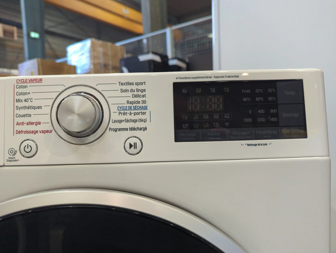 Lave-Linge Sechant 8 kg Reconditionné LG F854J71WRH