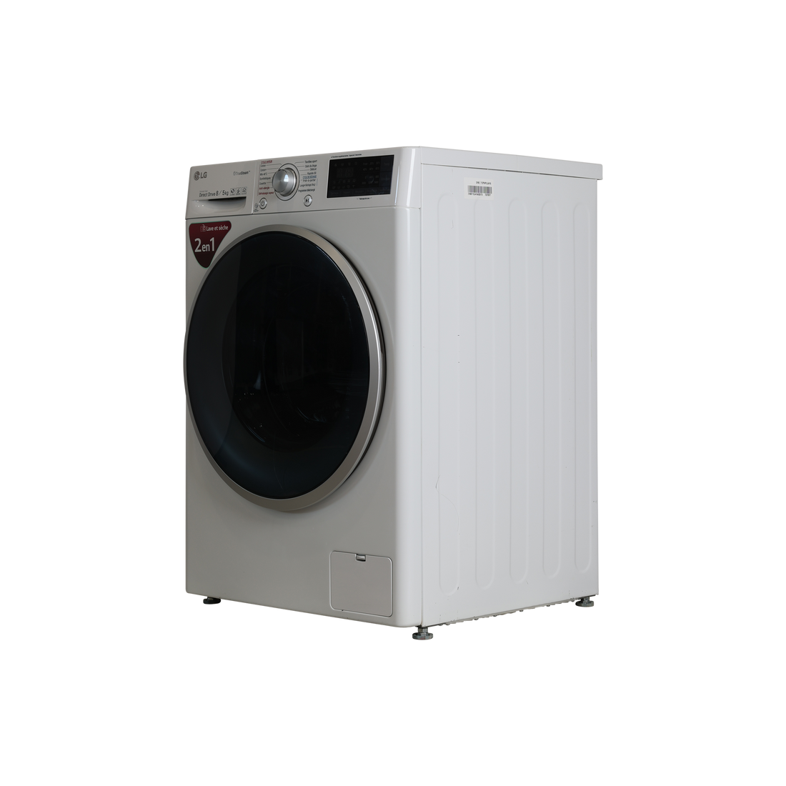 Lave-Linge Sechant 8 kg Reconditionné LG F854J71WRH : vue du côté droit