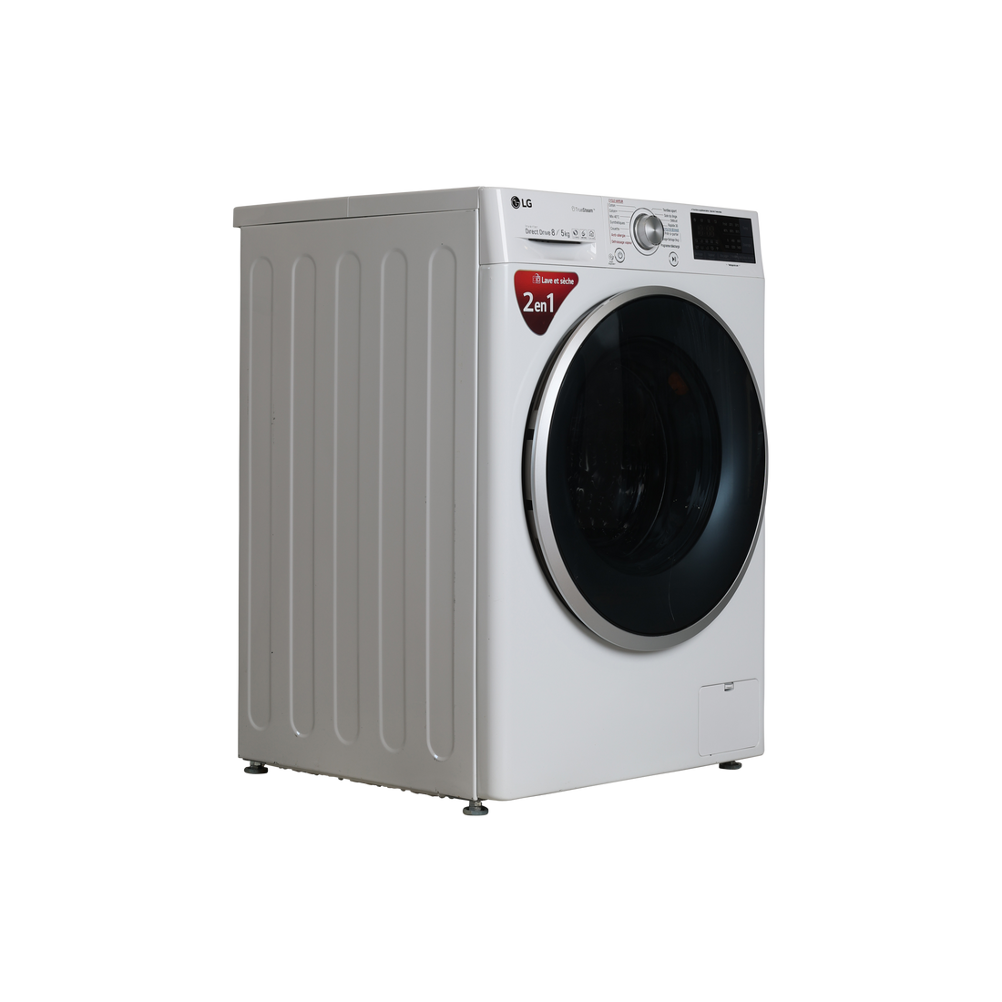 Lave-Linge Sechant 8 kg Reconditionné LG F854J71WRH : vue du côté gauche