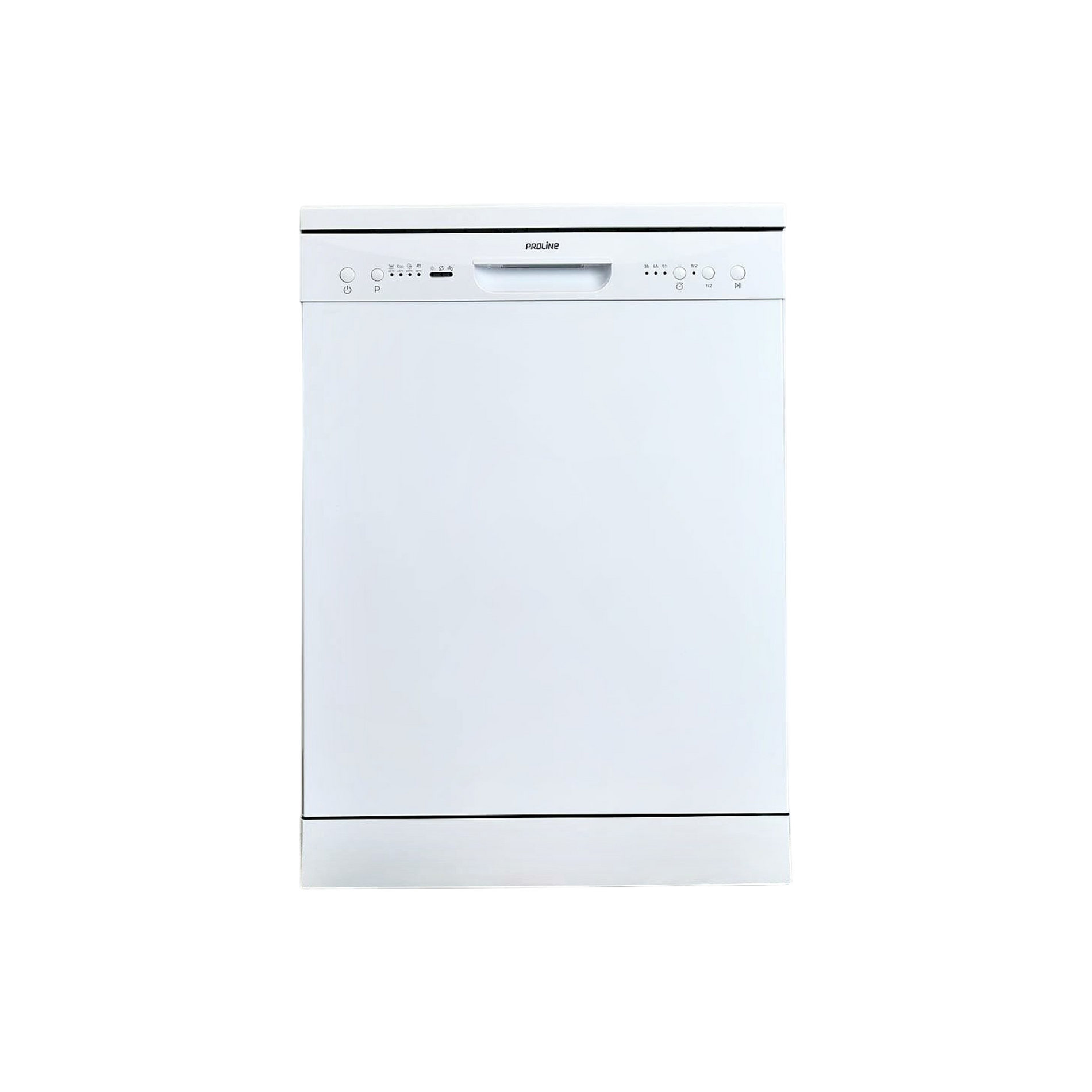 Lave-Vaisselle Pose Libre 12 Cvts Reconditionné PROLINE DWP49120WH : vue de face