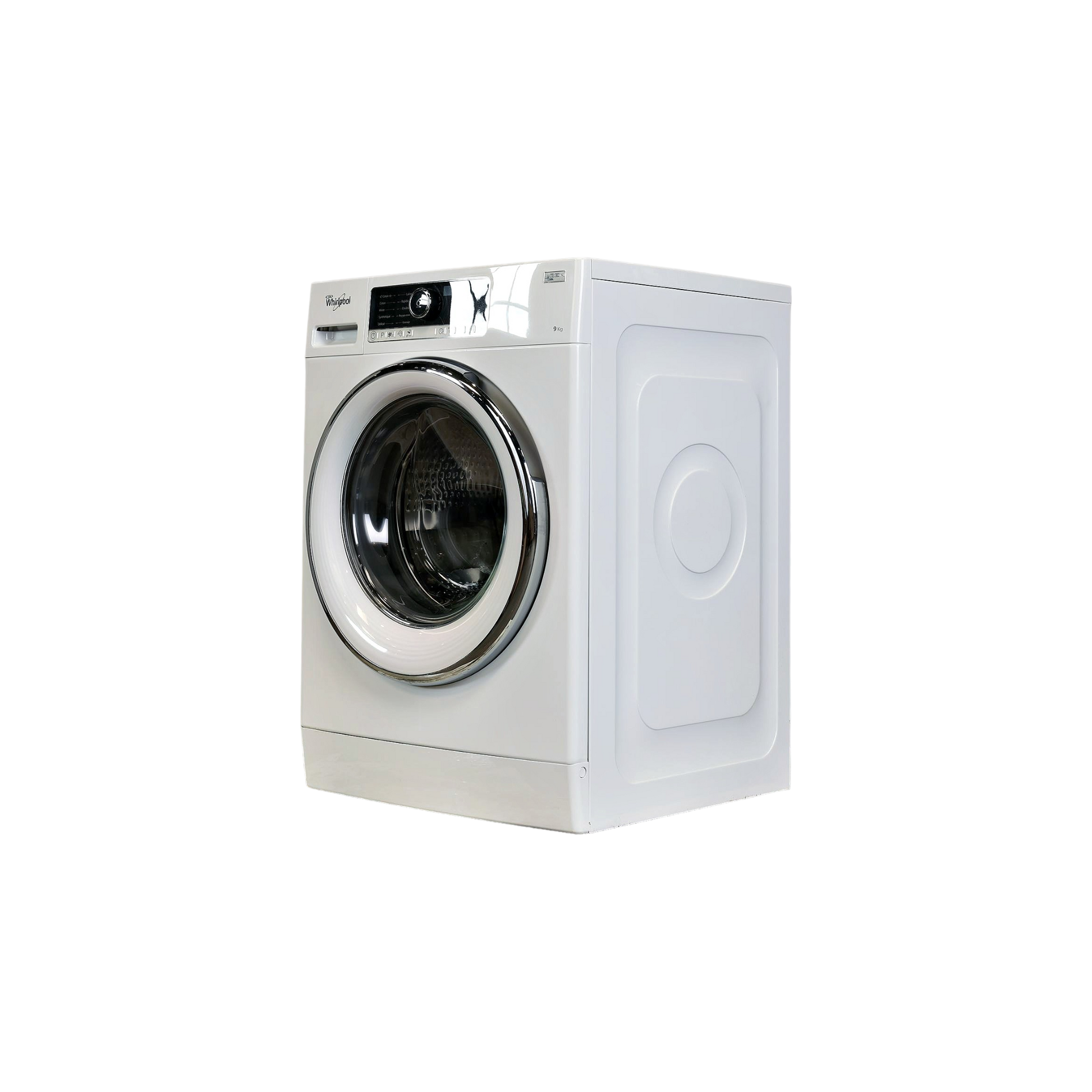 Lave-Linge Hublot 9 kg Reconditionné WHIRLPOOL FSCR90427 : vue du côté droit