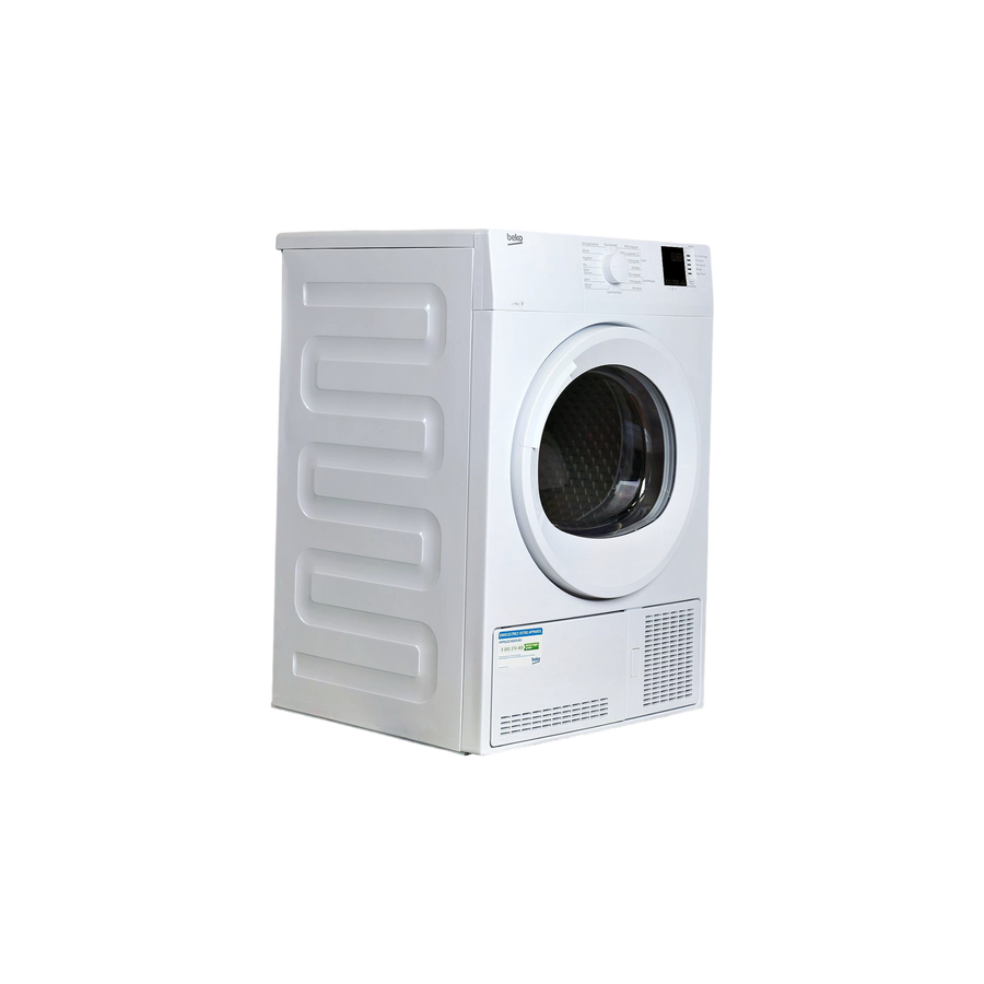 Seche-Linge Condensation 8 kg Reconditionné BEKO DCB816W : vue du côté gauche