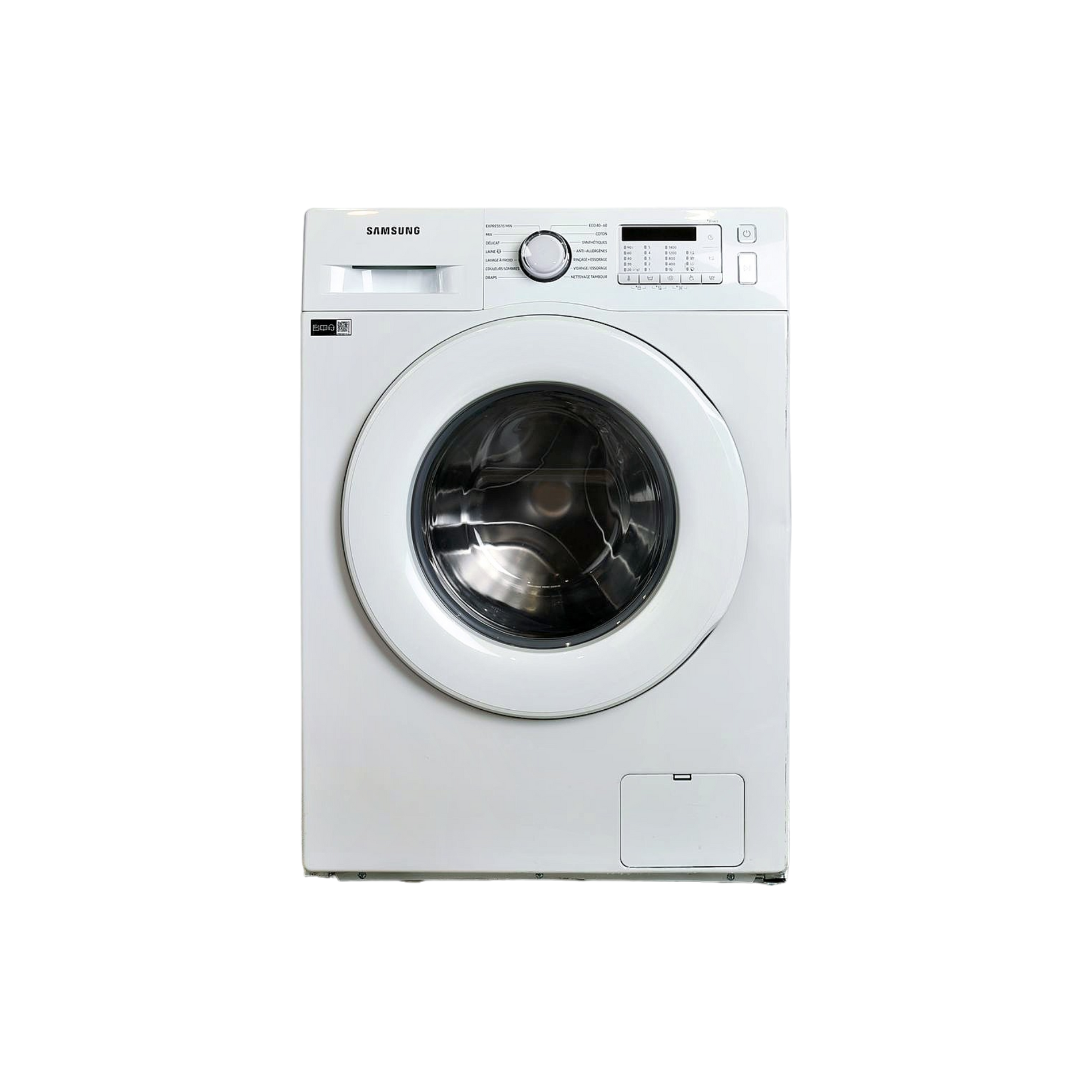 Lave-Linge Hublot 8 kg Reconditionné SAMSUNG WW80TA046TH : vue de face