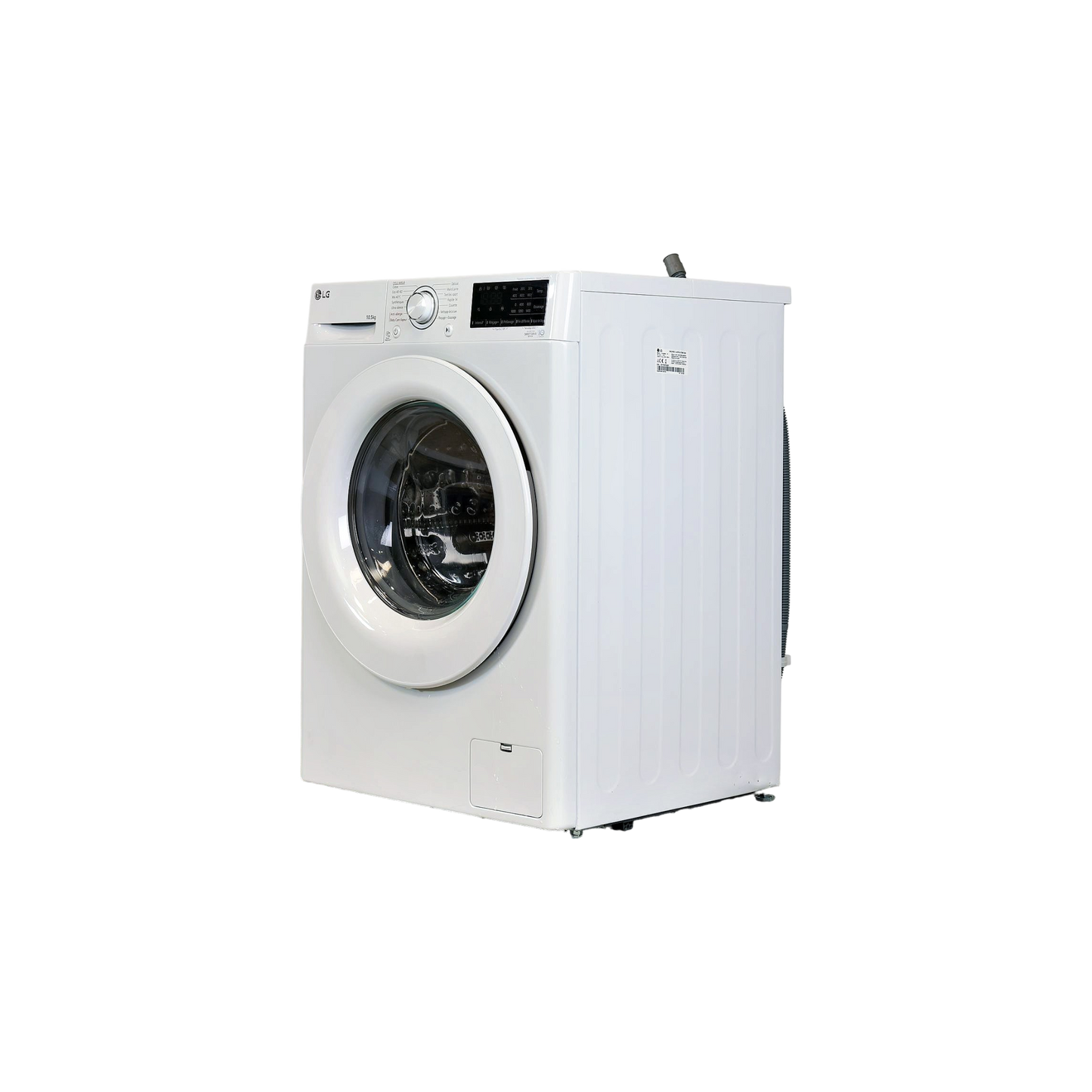 Lave-Linge Hublot 10.5 kg Reconditionné LG F14V30WHS : vue du côté droit