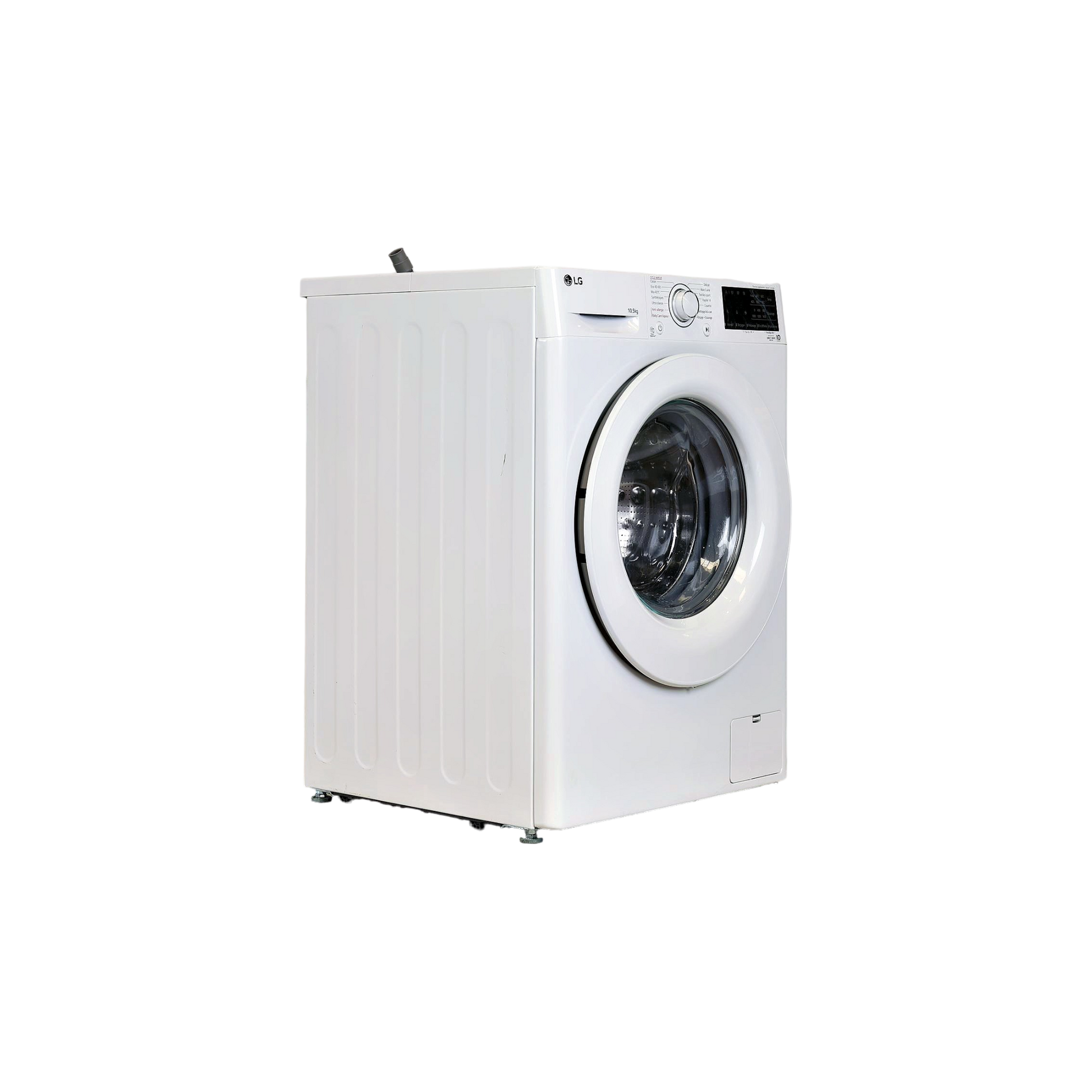 Lave-Linge Hublot 10.5 kg Reconditionné LG F14V30WHS : vue du côté gauche