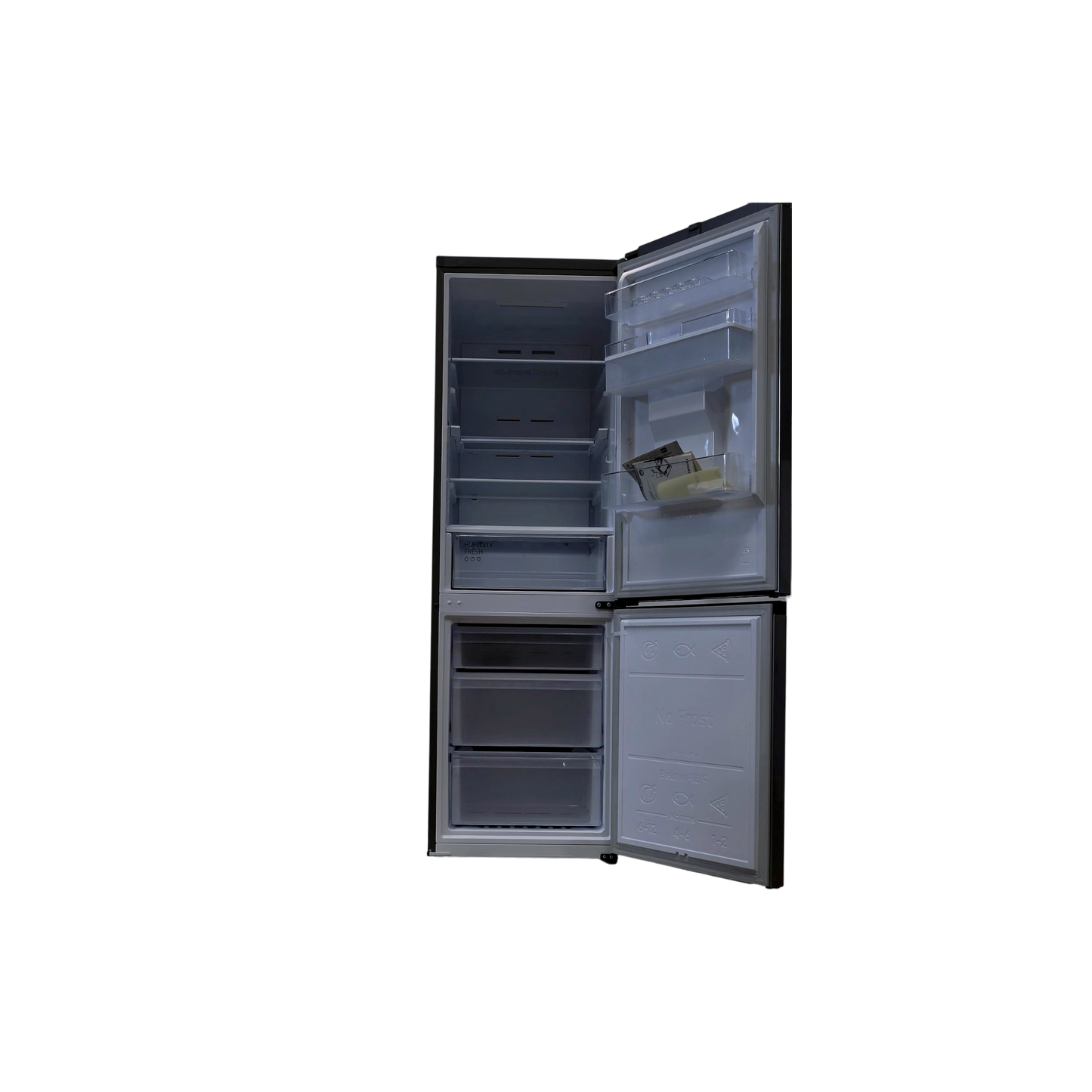 Réfrigérateur Avec Congélateur 341 L Reconditionné SAMSUNG RL34T631ESA : vue de l'intérieur