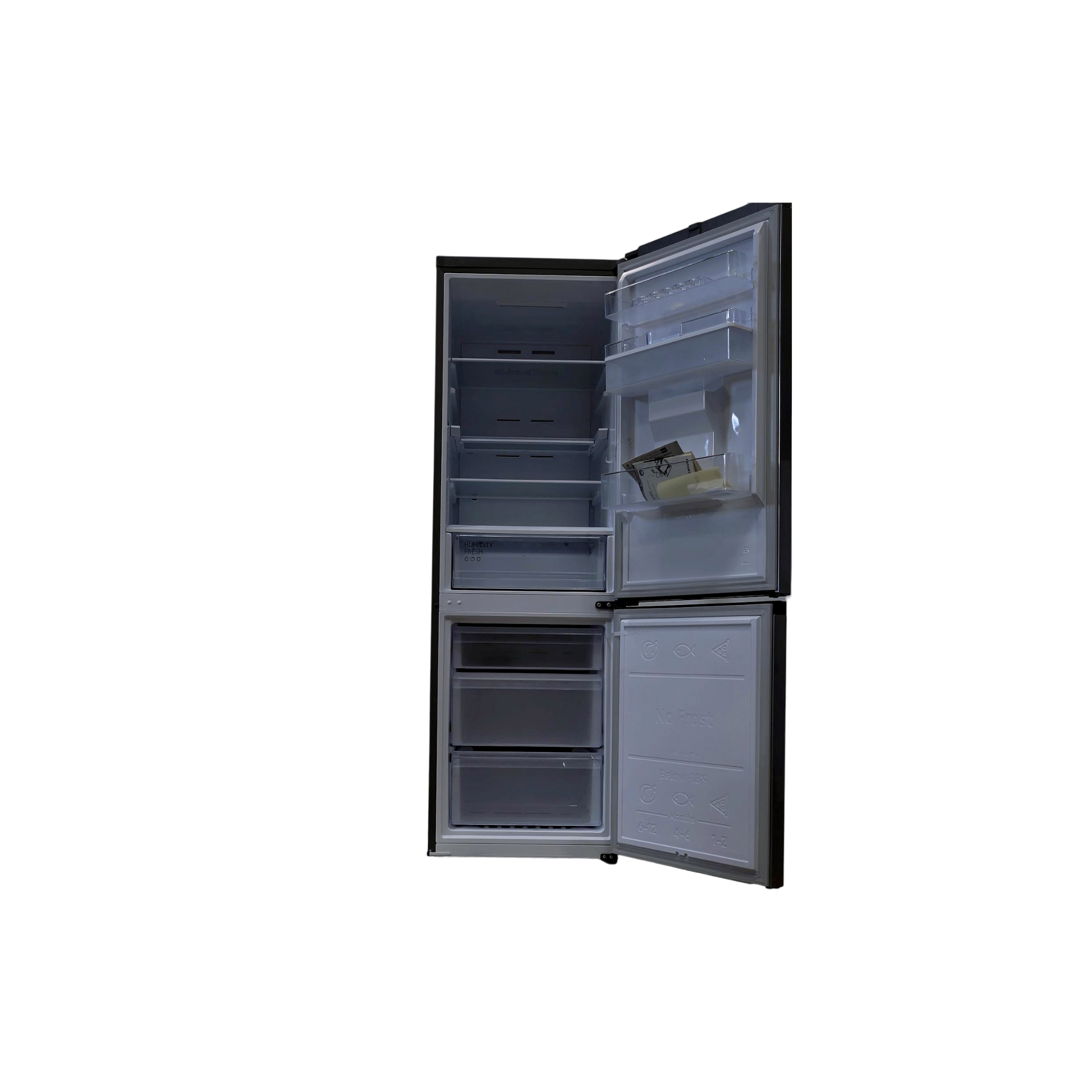 Réfrigérateur Avec Congélateur 341 L Reconditionné SAMSUNG RL34T631ESA : vue de l'intérieur