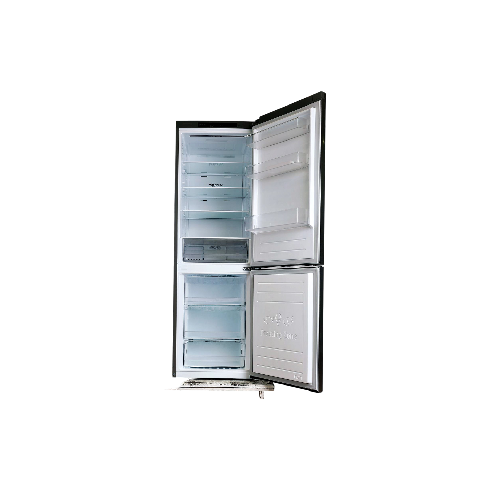 Réfrigérateur Avec Congélateur 341 L Reconditionné LG GBP31DSLZN : vue de l'intérieur