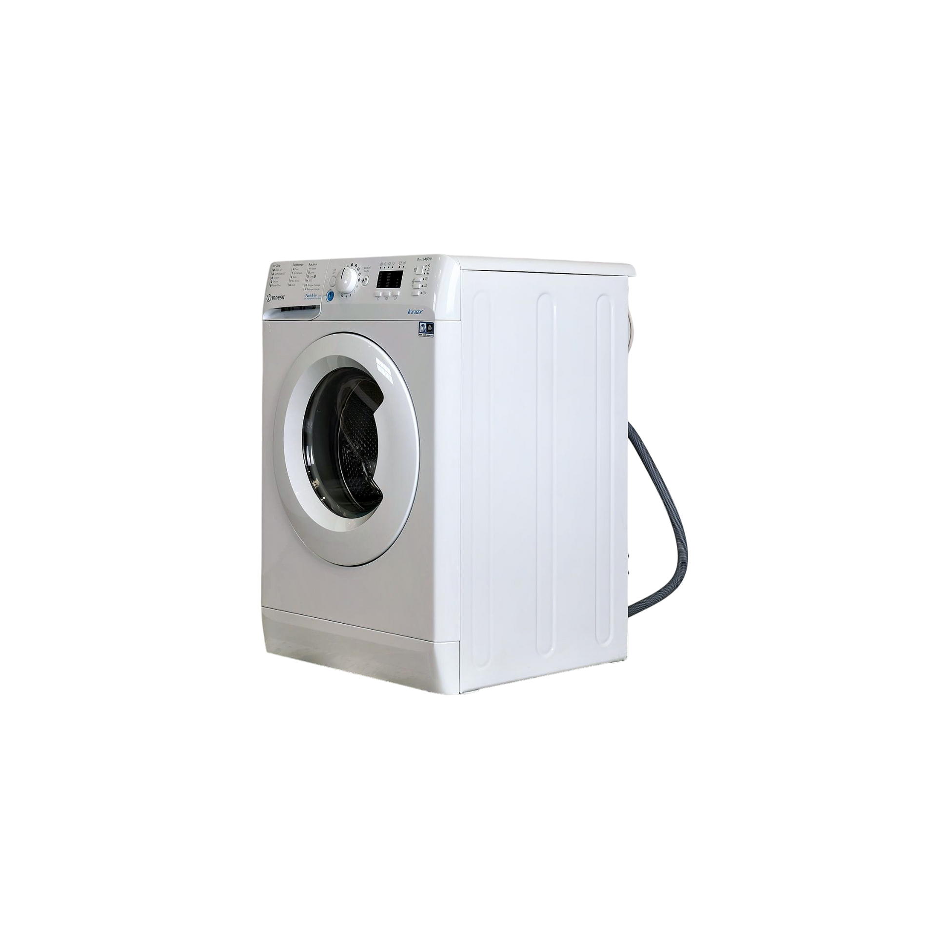 Lave-Linge Hublot 7 kg Reconditionné INDESIT BWA71452WFR N : vue du côté droit