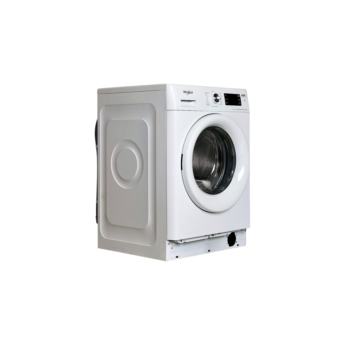 Lave-Linge Hublot 9 kg Reconditionné WHIRLPOOL FFBS9469WVFR : vue du côté gauche