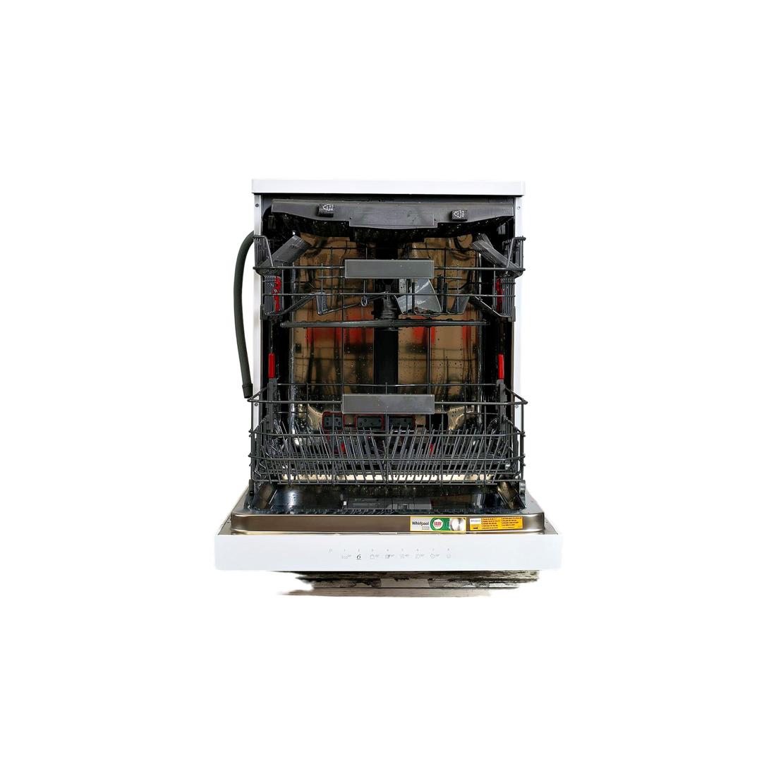 Lave-Vaisselle Pose Libre 14 Cvts Reconditionné WHIRLPOOL WFC3C33PF : vue de l'intérieur
