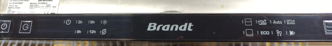 Lave-Vaisselle Encastrable 13 Cvts Reconditionné BRANDT VH1505J