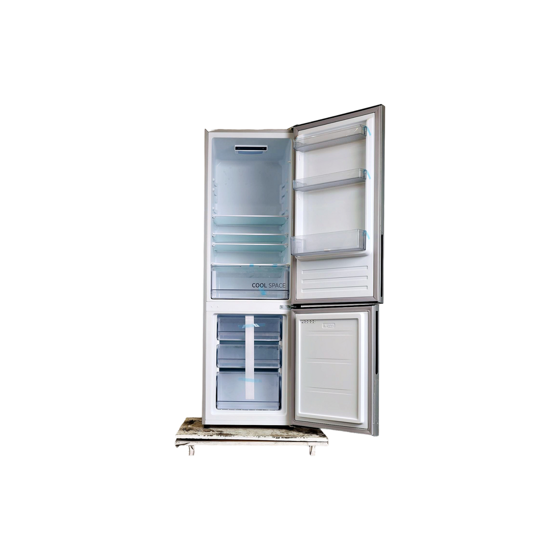 Réfrigérateur Avec Congélateur 263 L Reconditionné HOOVER HOCT3L517ES2 : vue de l'intérieur