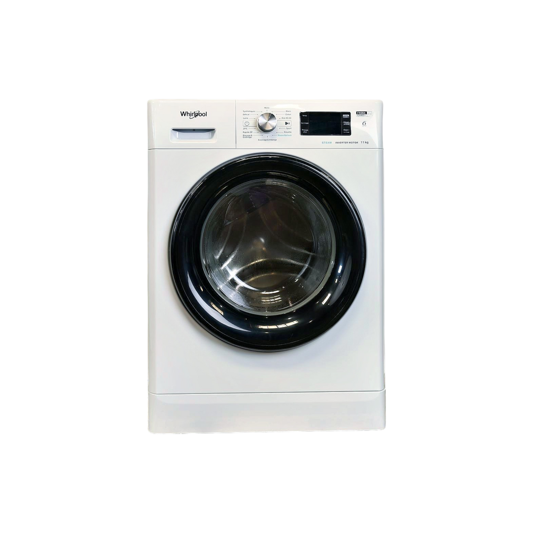 Lave-Linge Hublot 11 kg Reconditionné WHIRLPOOL FFBB11469BVFR : vue de face