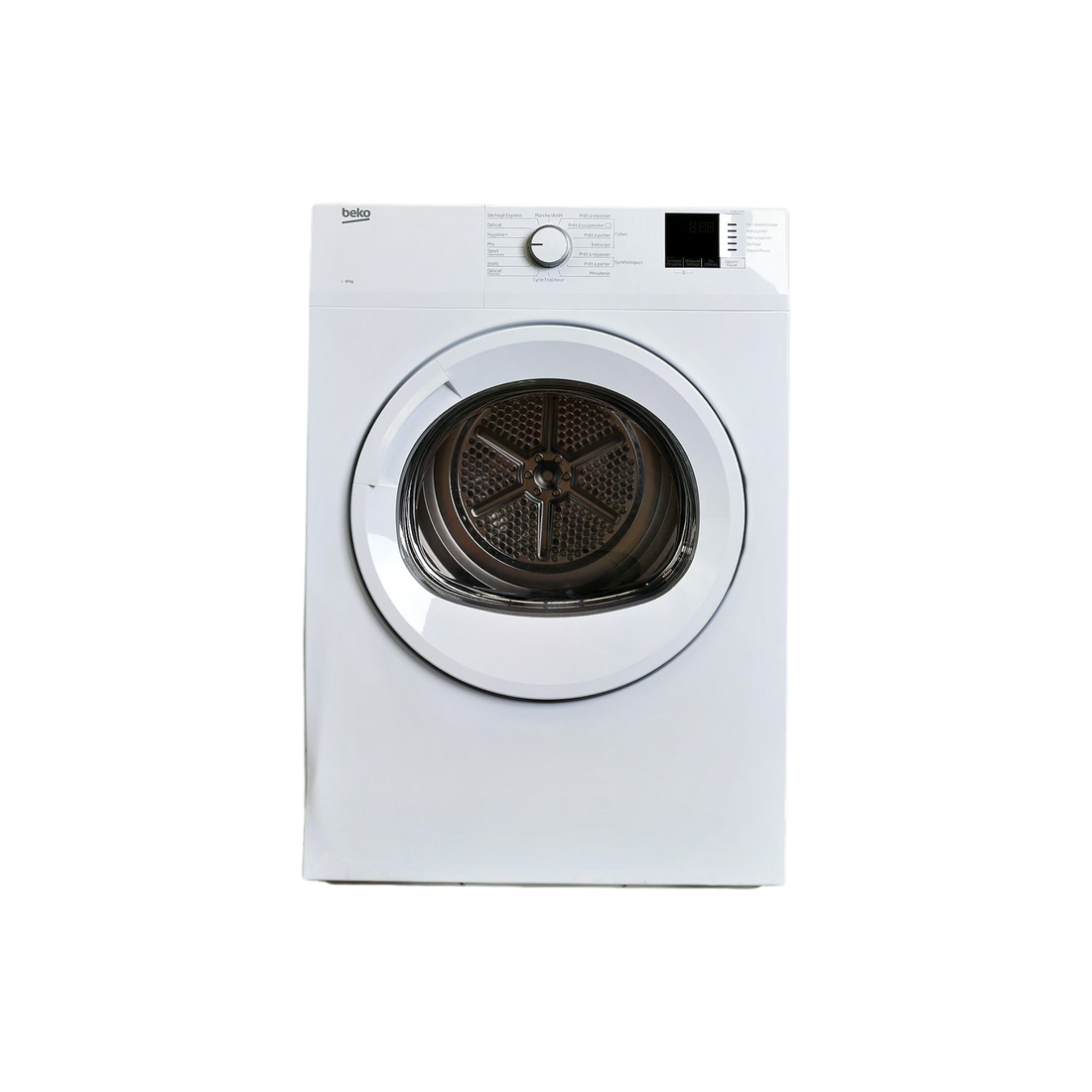 Seche-Linge Evacuation 8 kg Reconditionné BEKO DA8013PA : vue de face