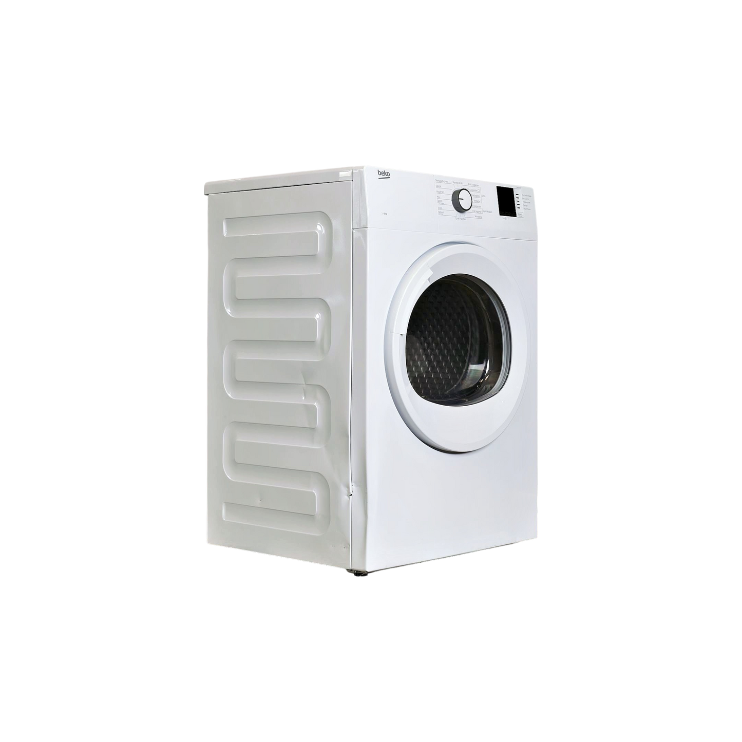 Seche-Linge Evacuation 8 kg Reconditionné BEKO DA8013PA : vue du côté gauche