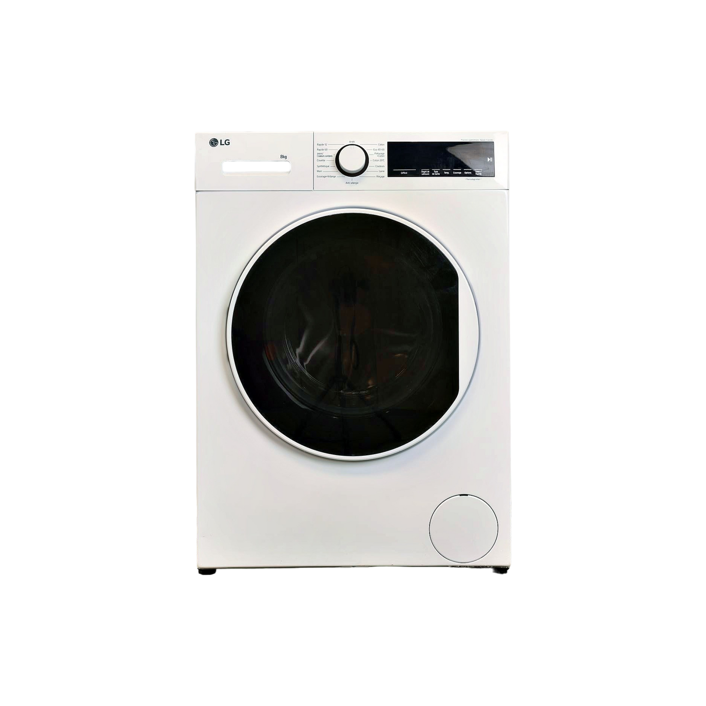 Lave-Linge Hublot 8 kg Reconditionné LG LG-F82D13WHS : vue de face