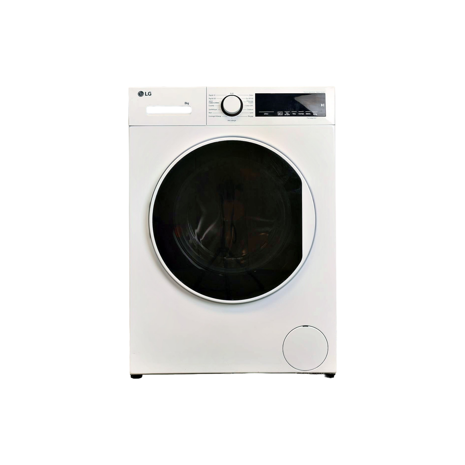Lave-Linge Hublot 8 kg Reconditionné LG LG-F82D13WHS : vue de face