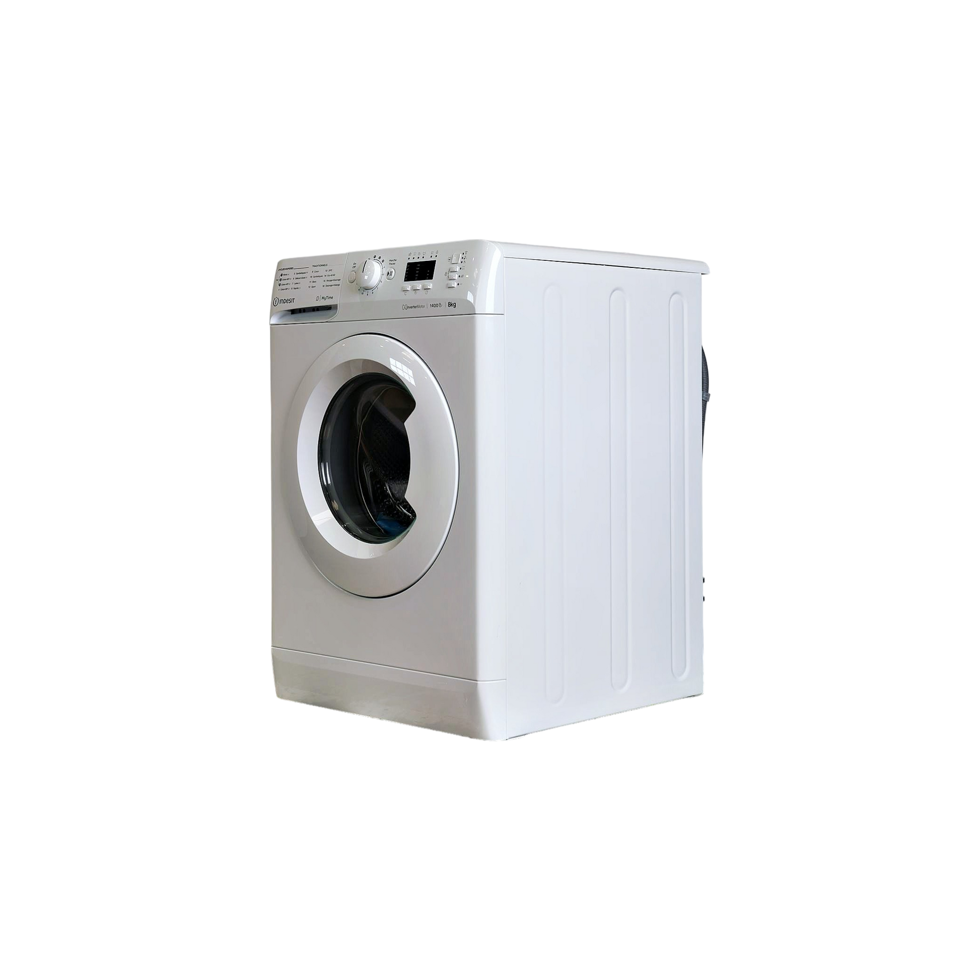 Lave-Linge Hublot 8 kg Reconditionné INDESIT MTWA81495WFR : vue du côté droit