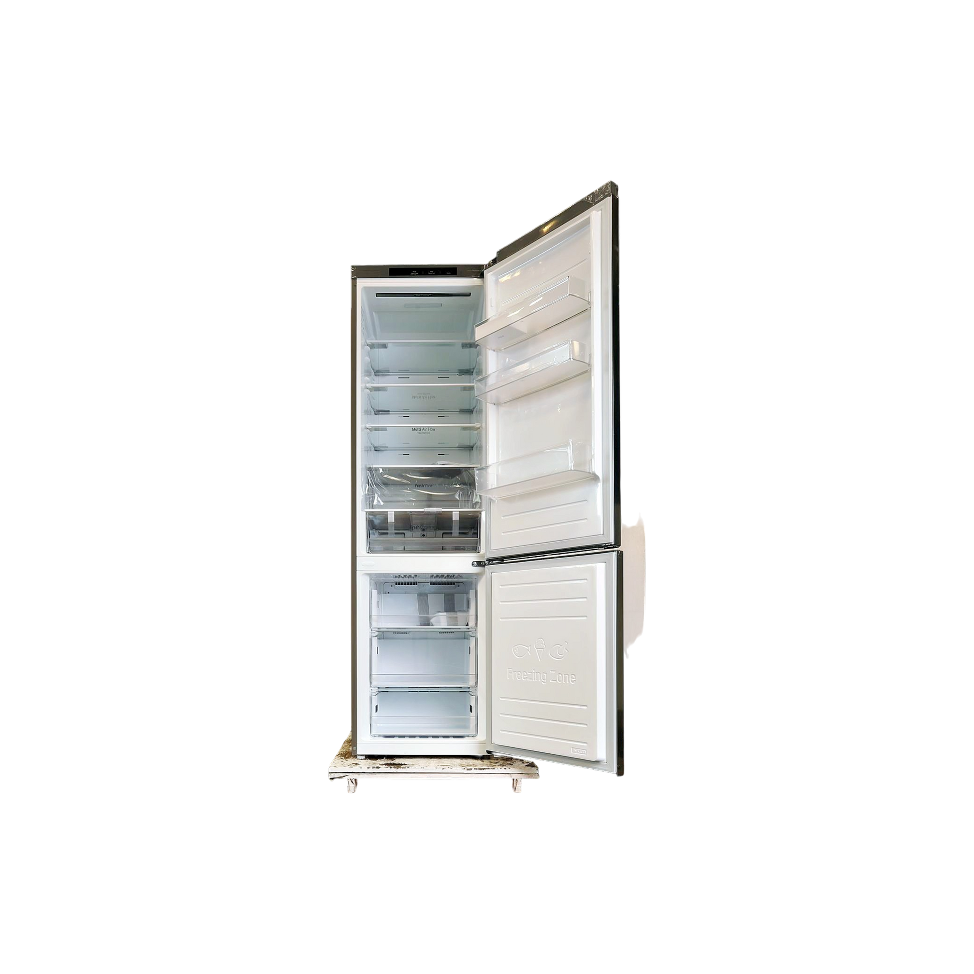 Réfrigérateur Avec Congélateur 384 L Reconditionné LG GBP52PZNCN1 : vue de l'intérieur
