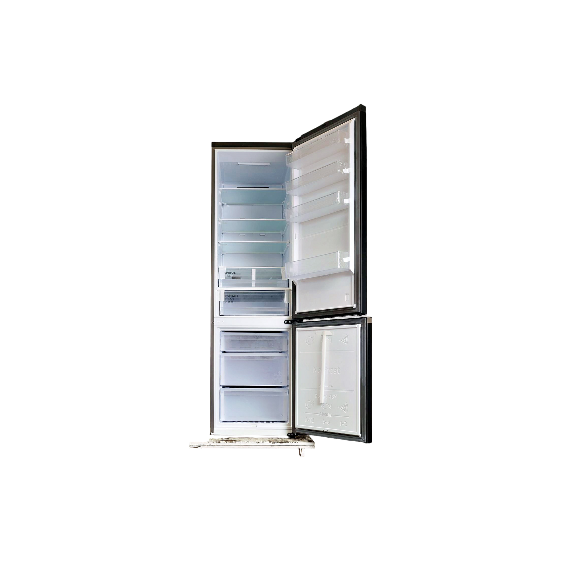 Réfrigérateur Avec Congélateur 387 L Reconditionné SAMSUNG RB38C607AB1 : vue de l'intérieur