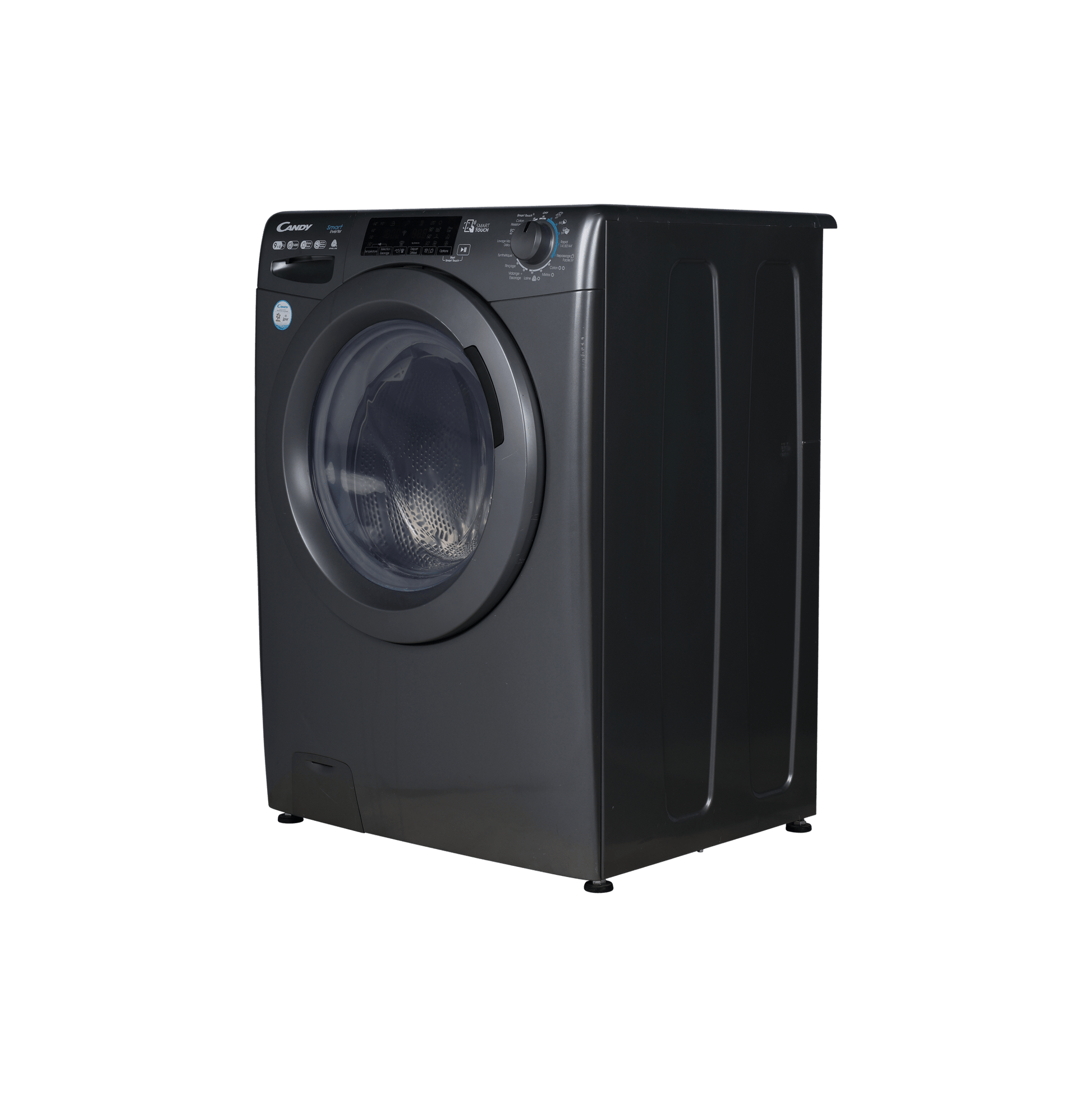 Lave-Linge Sechant 9 kg Reconditionné CANDY CSWS496TWMRRE-47 : vue du côté gauche