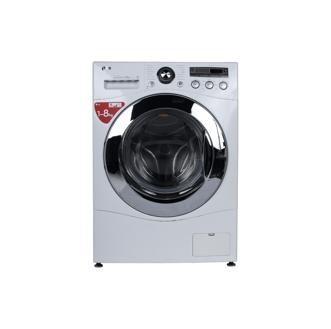 Lave-Linge Hublot 8 kg Reconditionné LG F82810WH : vue de face
