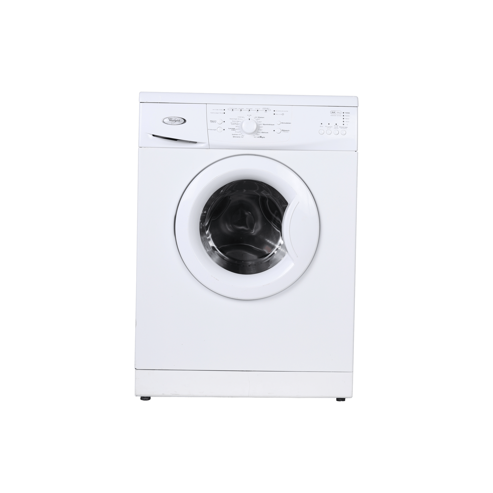 Lave-Linge Hublot 6 kg Reconditionné WHIRLPOOL AWO/D 4731 : vue de face
