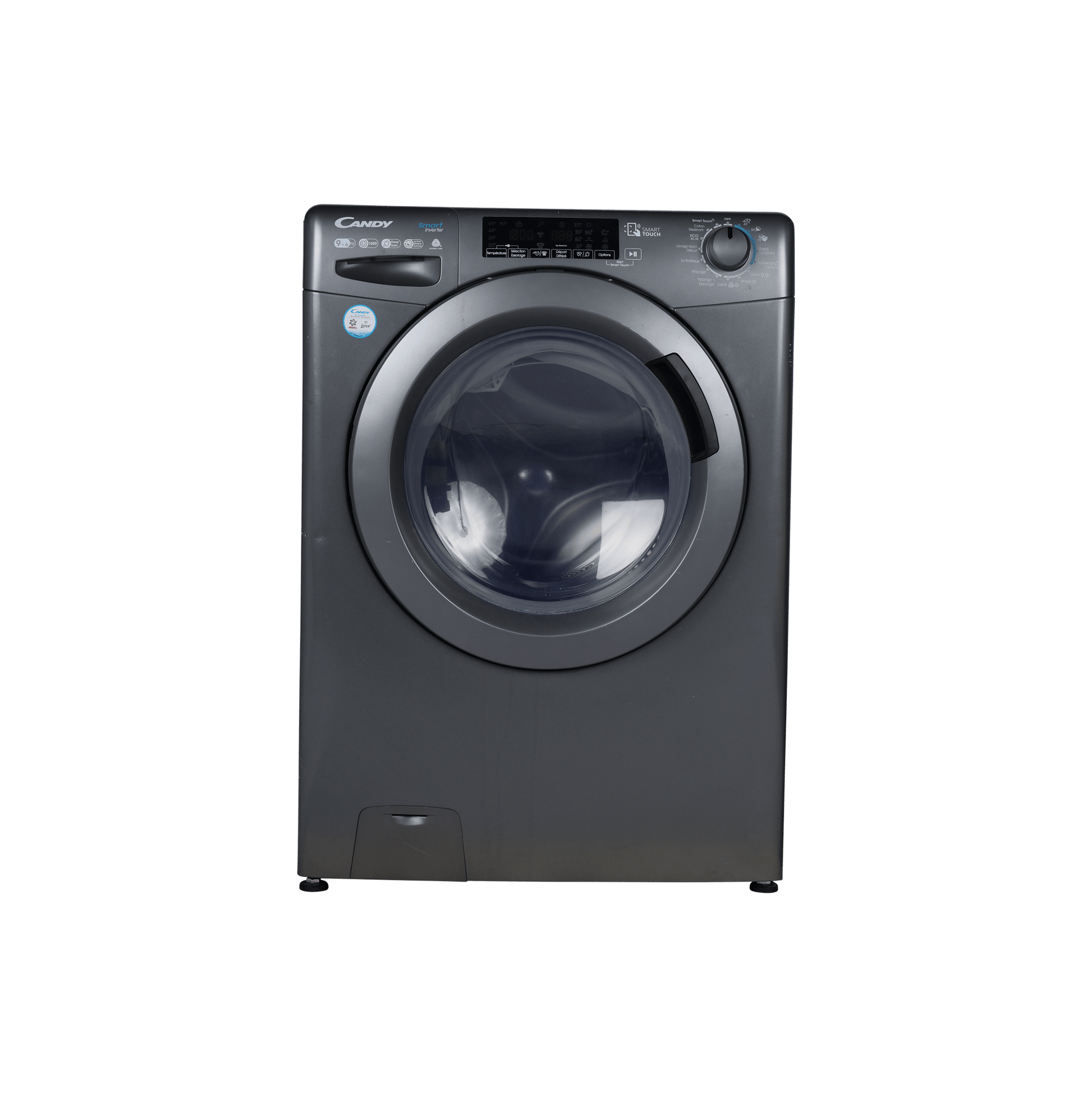 Lave-Linge Sechant 9 kg Reconditionné CANDY CSWS496TWMRRE-47 : vue de face